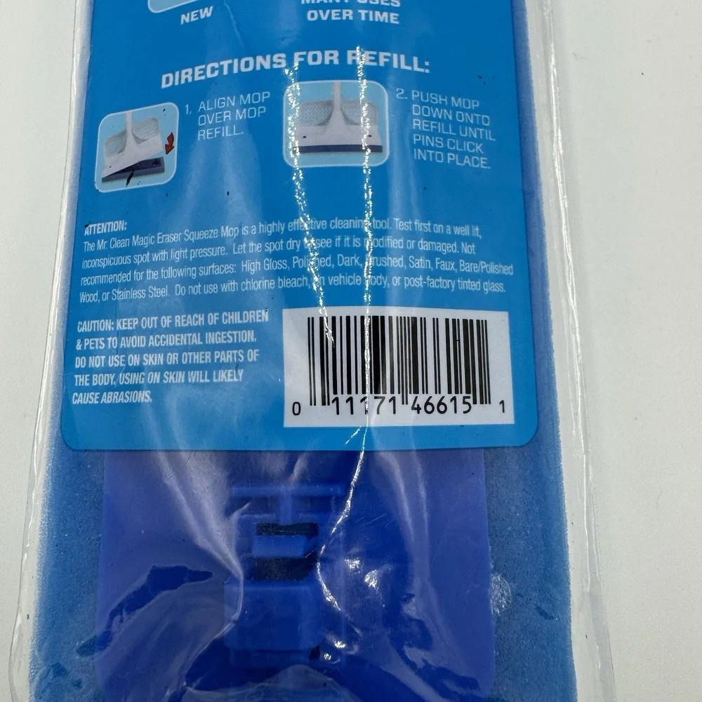 Mr. Clean Magic Eraser Mop Refill Fits Most‎ Squeeze Mops Refill Type A